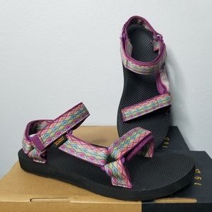 Teva Original Universal Miramar Fade Dark Purple Multi Sandals